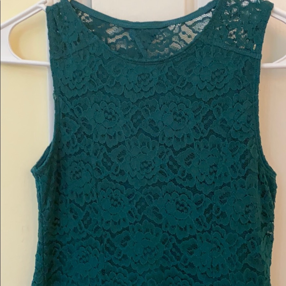 Green Lace Dress
